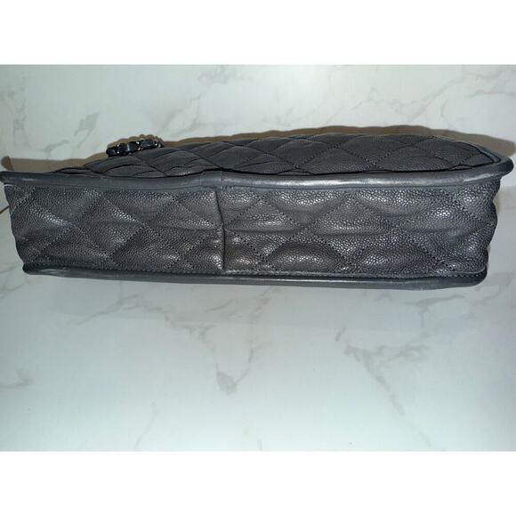 Chanel French Riviera Flap Bag in Dark Grey Caviar - Picture 3 of 12